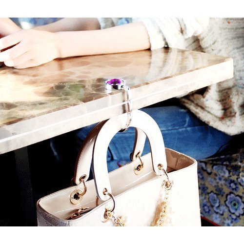 Science Purchase 12pcs Colorful Diamond Folding Section Handbag Hook Hanger Holder