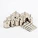 Yosoo 16pcs/Set Diamond Coated Drill Bit Hole Saw Set 6-50mm, Wet Use for Tiles, Glass, Fish Tanks, Marble, Granite, Ceramic