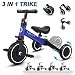 XJD 3 in 1 Kids Tricycles for 1-3 Years Old Kids Trike 3 Wheel Toddler Bike Boys Girls Trikes for Toddler Tricycles Baby Bike Trike Upgrade 2.0