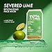 ESW Beauty Liquid Death Limited Edition Severed Lime Face Mask – Revitalizing Sheet Mask with Lime, Glacier Water & Bromelain