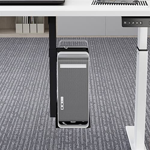 Soporte Universal para CPU Bajo Escritorio o Pared, Ajustable para PC, Color Blanco miniatura 5