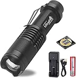 cargador para bateria ultrafire Longitud de onda de luz infrarroja de 850NM: la linterna IR NO es para fines de iluminación general.Necesita funcionar con visor de versión nocturna, NVS, teléfonos con cámara, monocular, gafas (cuando la linterna infrarroja está encendida, con sus ojos desnudos puede mirar el bombilla led de la linterna del iluminador de infrarrojos, solo se puede ver un tenue resplandor rojo, muestra que la linterna del iluminador de infrarrojos está funcionando).