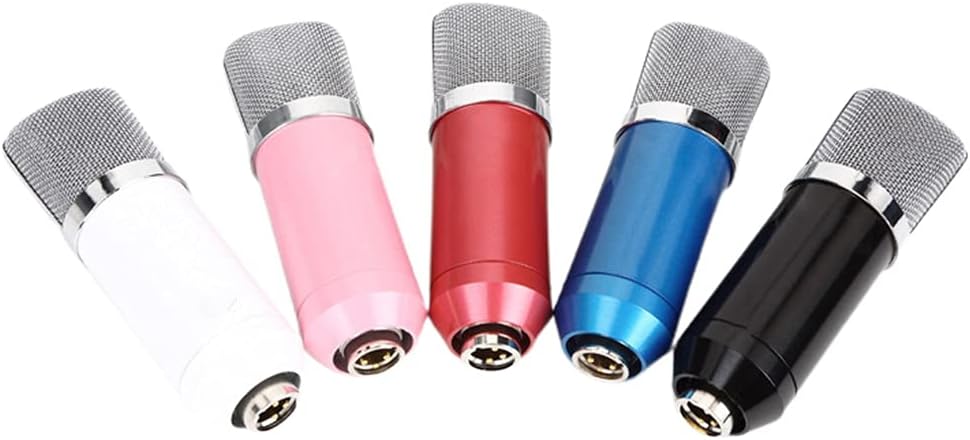Duck-Billed Microphone for Computer/Laptop Heart-Shaped Directional Mic with Pickup for Broadcasting Microphone Metal