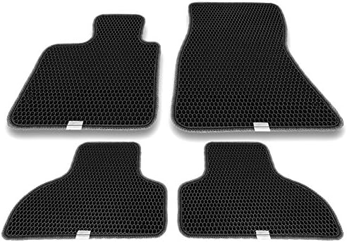 Motliner Floor Mats, Custom Fit with Dual Layered Honeycomb Made for BMW X5 F15 2014-2018, X6 F16 2015-2018. All Weather Heavy Duty Protection for Front and Rear. EVA Material, Easy to Clean.