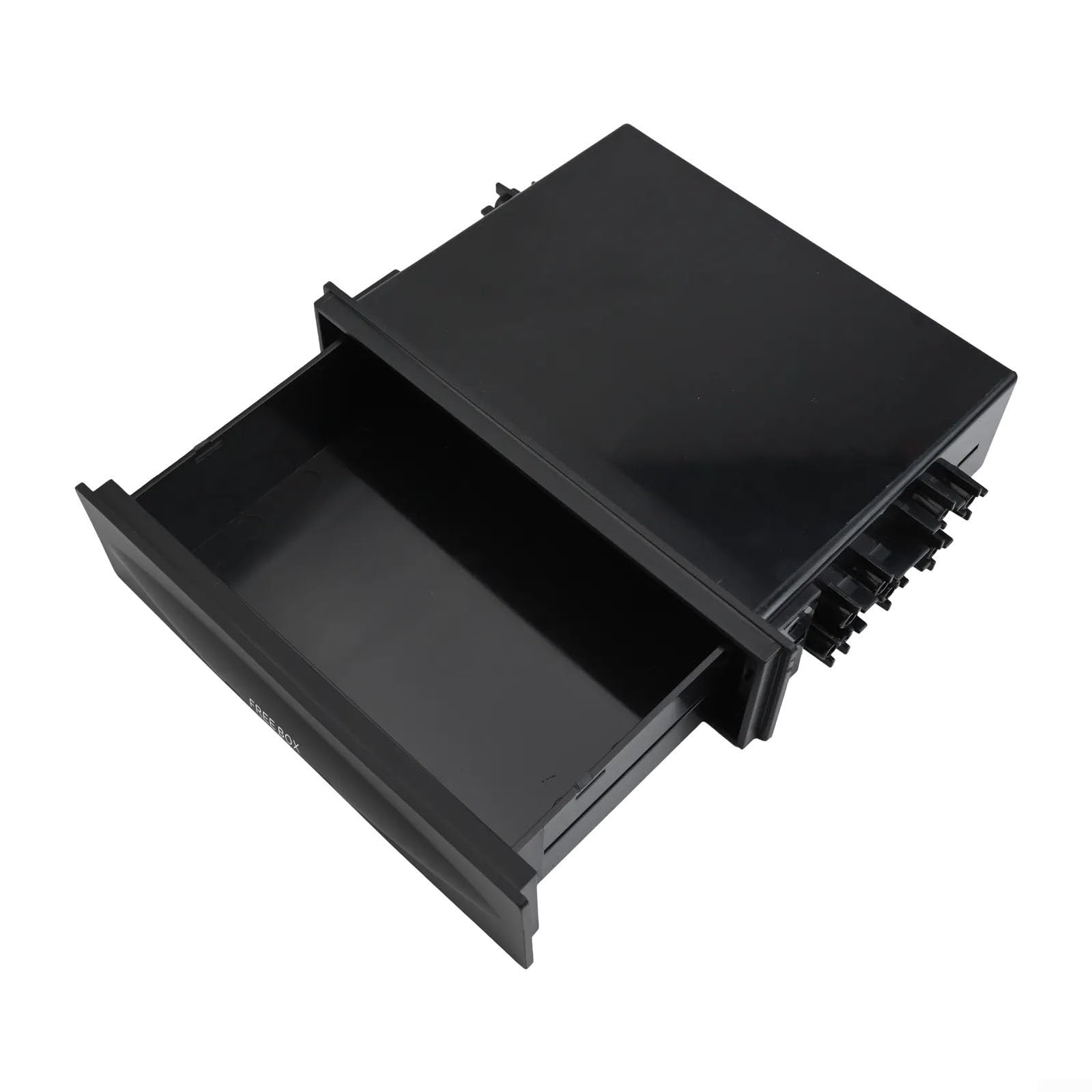 Cassetto portaoggetti per auto, per conversione audio stereo 1 DIN e refitting