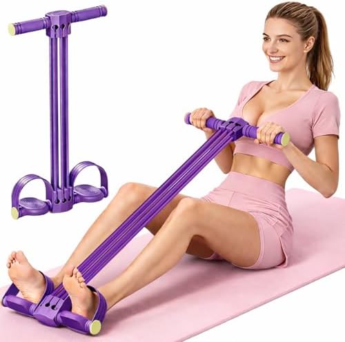 2026 New Pedal Resistance Band with Handles, Adjustable Detachable Multifunction Pedal Resistance Ban