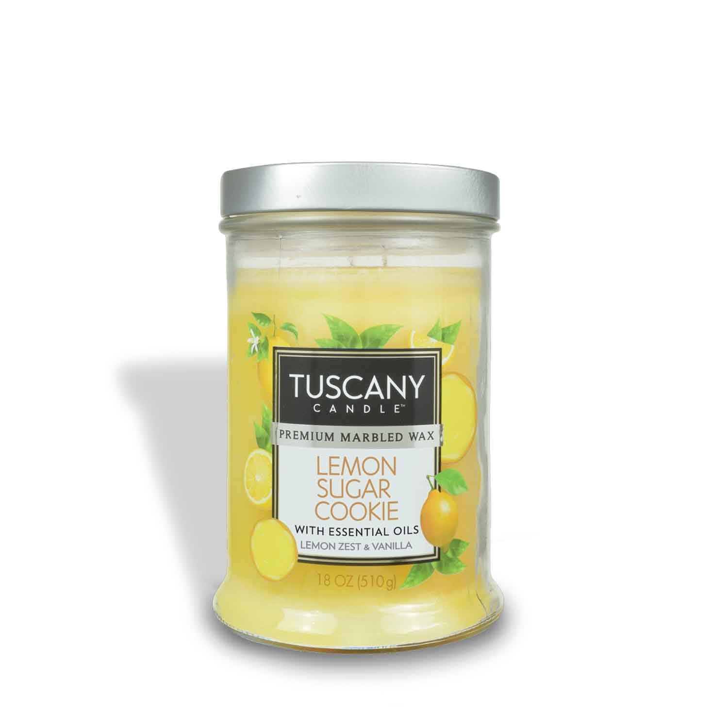 Tuscany CandleLemon Sugar Cookie Long-Lasting Scented Jar Candle, 18 oz