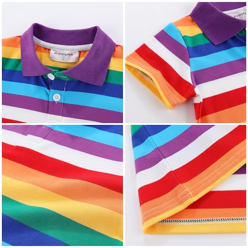 Image of Mud Kingdom Boys Polo Shirt Short Sleeve School Uniform Pique Polo Summer