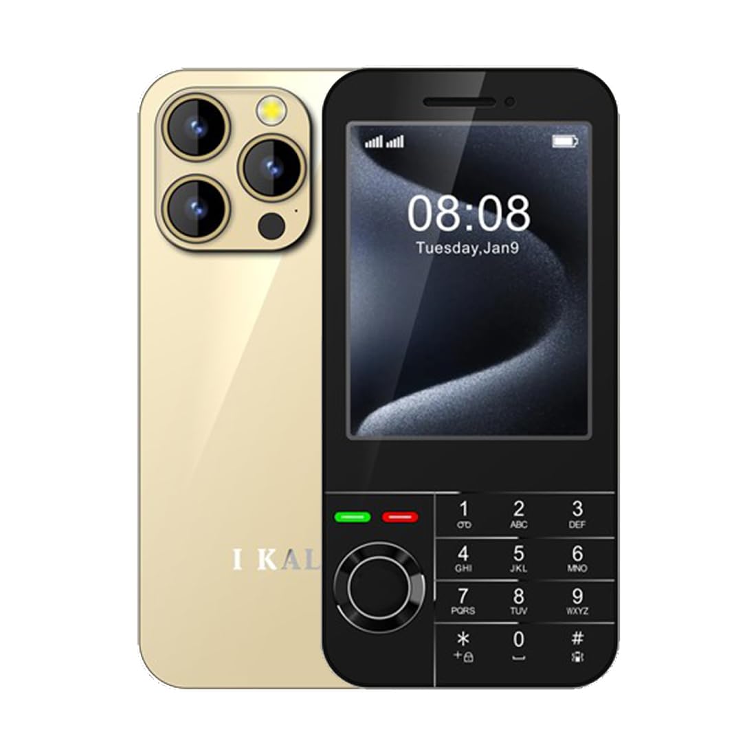I Kall A4 Premium Design Mobile Feature Phone - 3.36 Inch Display, 2000 mAh Battery, Type-C Charging, Dual SIM, Expandable Memory, Bluetooth - Silver (B0D226B42T) Amazon Price History, Amazon Price Tracker