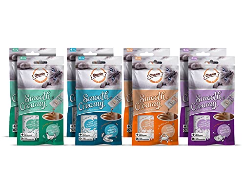 Image of GNAWLERS Smooth Creamy Treats Combo Liver x2 Mussel x2 Salmon x2 Crab x2 Sold by DogsNCats,All Life Stages