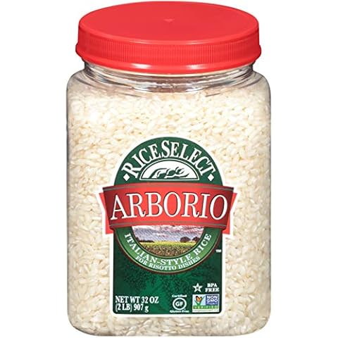 RiceSelect Arborio Rice, Risotto Rice, Gluten-Free, Non-GMO, 32 oz (Pack of 1 jar) Cover