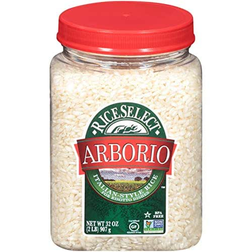 RiceSelect Arborio Rice, Risotto Rice, Gluten-Free, Non-GMO, 32 oz (Pack