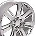 OE Wheels CA88 24 Inch Rims Fit Escalade Style 6x139.7 24x10 Chrome - Hollander 4738 (Set of 4)