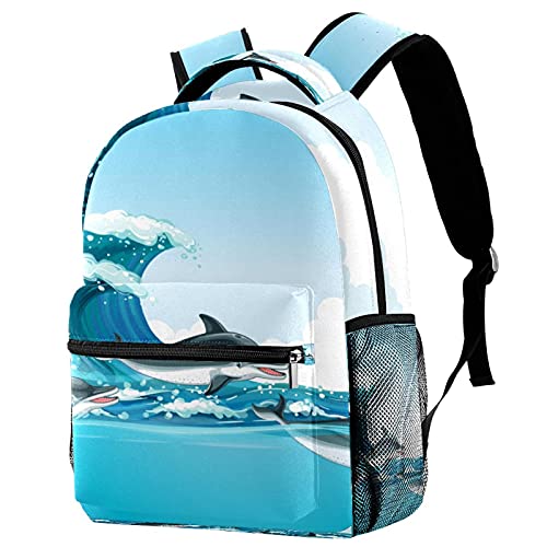 Sac à dos pour étudiant Sea Ocean, parfait du collège aux sorties ado
