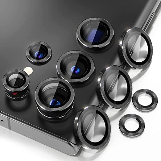 Vego for Samsung Galaxy S23 Ultra Camera Lens Protector, Scratch-Resistant Tempered Glass with Alloy Edge Camera Cover Screen Protector Decoration Accessories for S23_Ultra 5G 2024 -BLACK (B0CSXNF1D5) Amazon Price History, Amazon Price Tracker