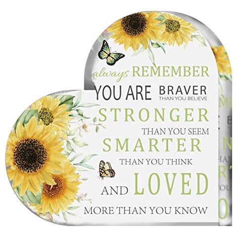 craspire You Are Braver Than You Believe Herz-Acryl-Schild Cover
