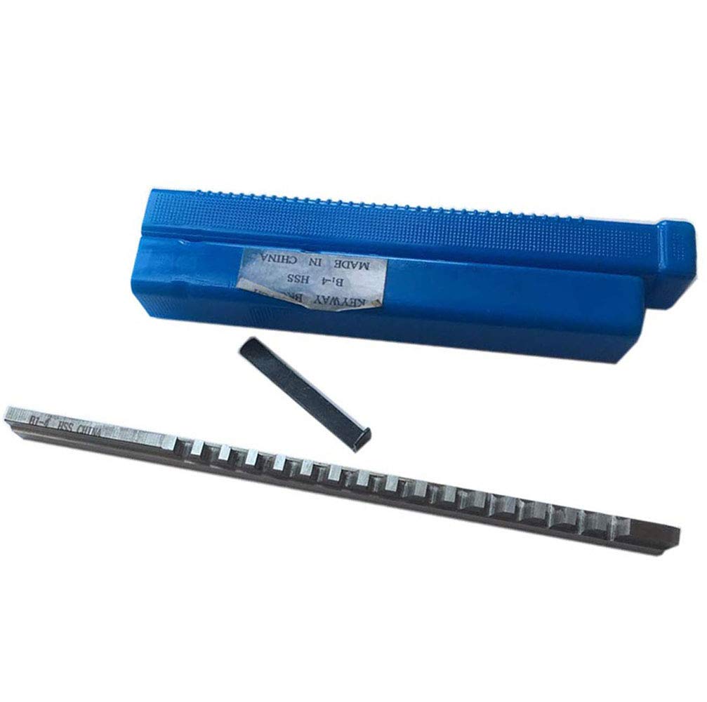 HSS Keyway Broach 4mm B1 Push Type with Shim 6.45x171.5mm 0.3-1.7 Inches Cut