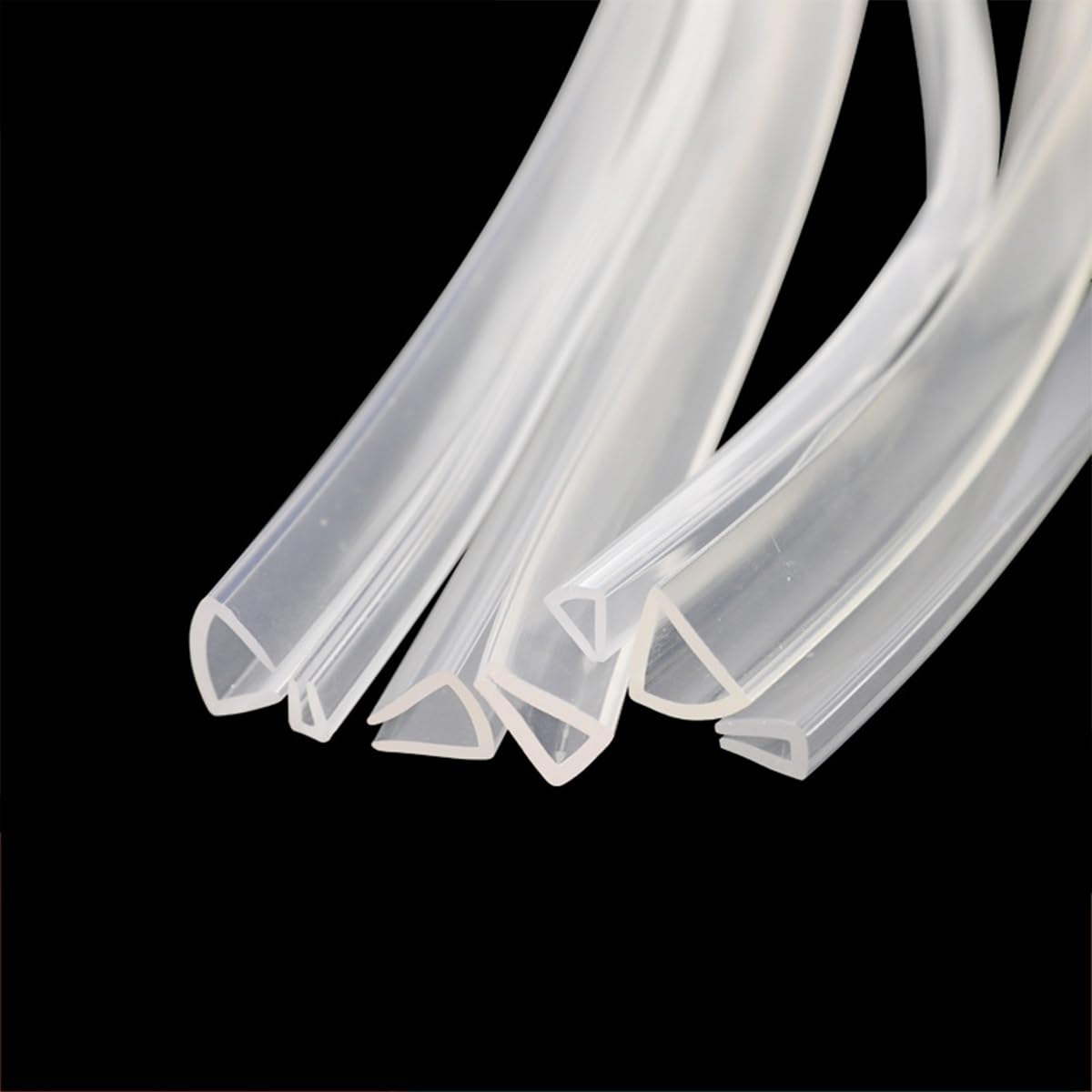 Guarnizione In Gomma Siliconica Bianca A Forma Di U &ndash; Bordo Canale &ndash; Spessori Da 1 A 15 Mm