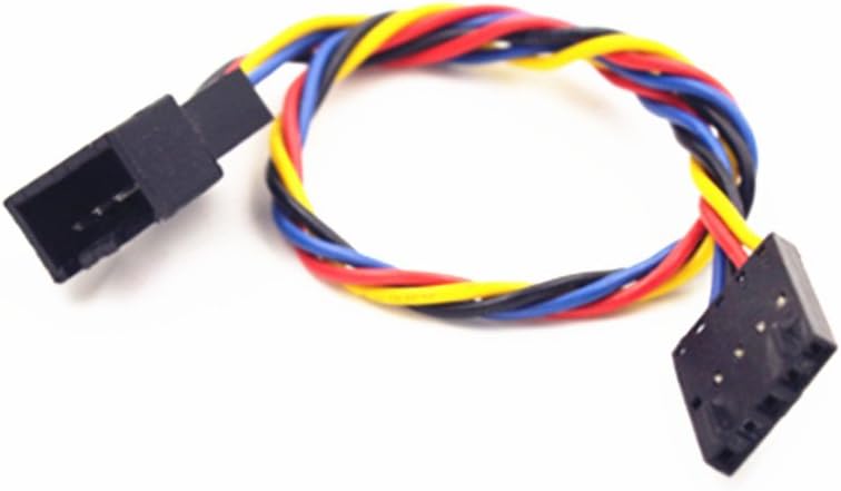 5Pin Female to 4Pin Male Socket Connector JACK PWM Cooling Fan Power Cable compatible with DELL PC