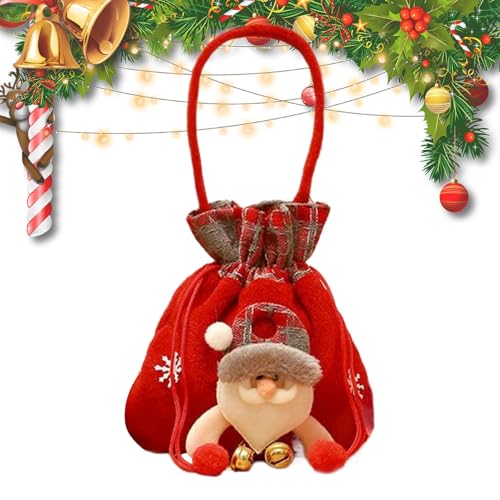 クリスマスキャンディーバッグ - クリスマスラッピング袋 ポーチ,お菓子詰め合わせ用ラッピングポーチ - 子供大人向けパーティー favors ホリデーギフト