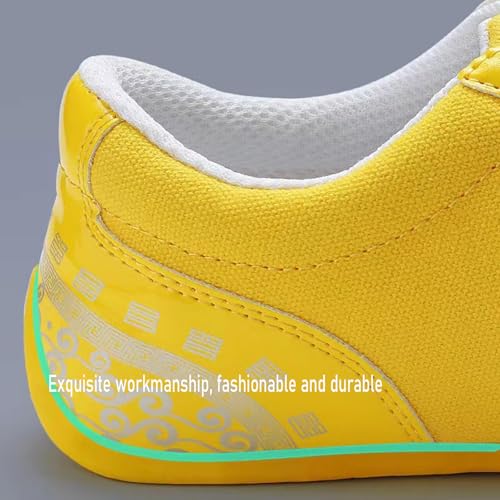 Canvas Martial Arts Shoes, Non-Slip Kung Fu Shoes Old Beijing Walking Shoes Lightweight Sneakers for Wing Chun Qi Gong 5