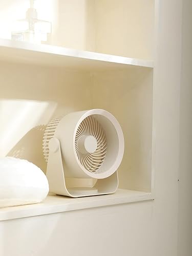 Miniatura 5 de AIMHON Ventilador de circulación de aire de escritorio, ventilador de montaje en pared, ventilador portátil con pilas, ventilador de mesa personal