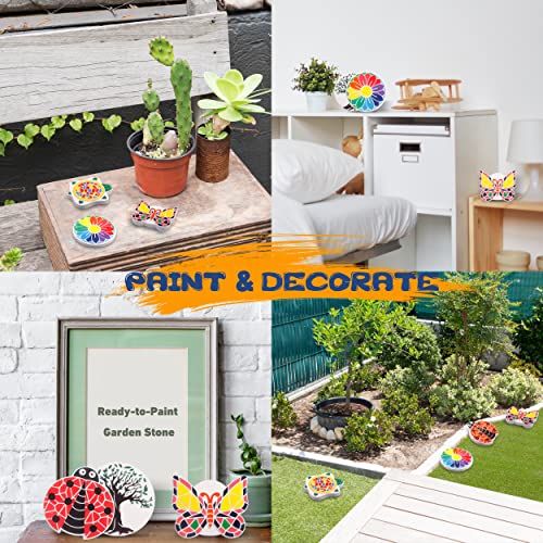 Iflove Paint Your Own Stepping Stones For Kids,5 Pack Diy Ceramic Painting Craft Kits,Arts And Crafts For Kids Ages 4-8,Painting Crafts For Girls Ages 8-12,Outdoor Garden Art Gifts For Toddler #TOP5