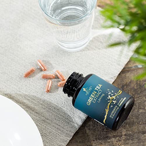 Green Tea Extract 98% Standardized Egcg - Premium 3X Strength For Natural Energy - Heart Health Support With Antioxidant Polyphenols, Non-Gmo, Gentle Caffeine Supplement - 60 Veggie Capsules #TOP7
