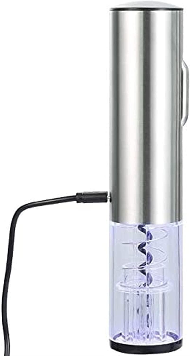 Wine Gift Set, Includes Stainless Steel Electric Wine Bottle Opener, Wine Aerator, Electric Vacuum Wine Preserver, Foil Cutter