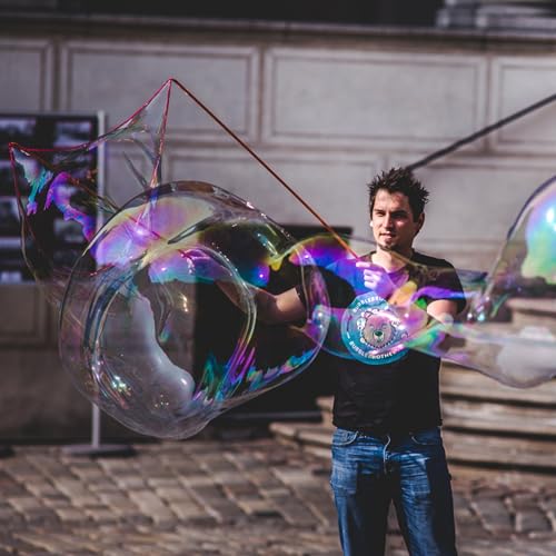 Bubble Brothers Seifenblasenflüssigkeit 5 Liter für Riesenseifenblasen und Normale Seifenblasen Nachfüllflasche 5l unplatzbare XXL Bunte Seifenblasen Seifenblasenlösung (5 Liter) (5L)