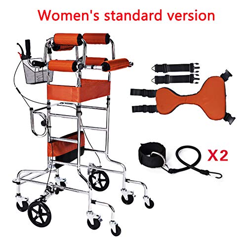 TXDWYF Standing Frame with Wheel Walker Wheelchair Pulley Rehabilitation Training car Cerebral Palsy