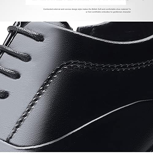 Mens Oxfords Dress Shoes Formal Derby Brogue Shoes Classic Business Wedding Shoes for Party Evening Uniform4