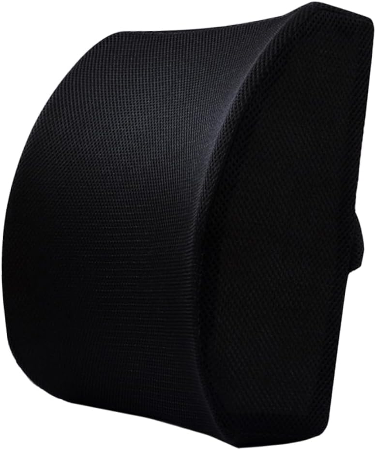 CHILDWEET Memory Foam Pillow Lumbar Support Car Seat Pad Car Seat Cushion Ergonomic Pillow Relief for Long-Drive
