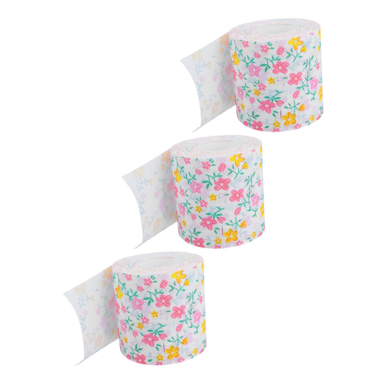 Papier toilette floral pour invités et décorations de Noël