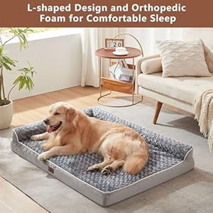   Dog-Beds-for-Large-Size-Dogs-Orthopedic-Sofa-Mat-Pillow-with-Removable-Waterproof-CoverEgg-Foam-Crate-Pet-Bed-with-Nonskid-Bottom-360-L-x-270-W-x-65-Th