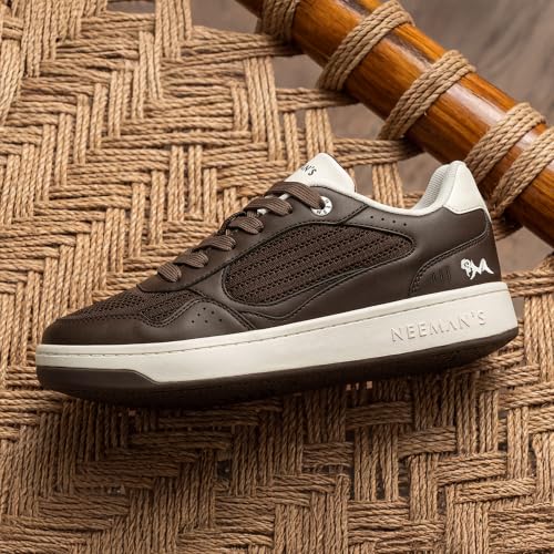 Image of Neeman's Remix Modish Sneakers for Men & Women | Retro Inspired Y2K Streetwear Unisex Casual Shoes | Breathable Knit Upper with Dual Density Cushioning | Lightweight Comfortable Lace- Up Footwear