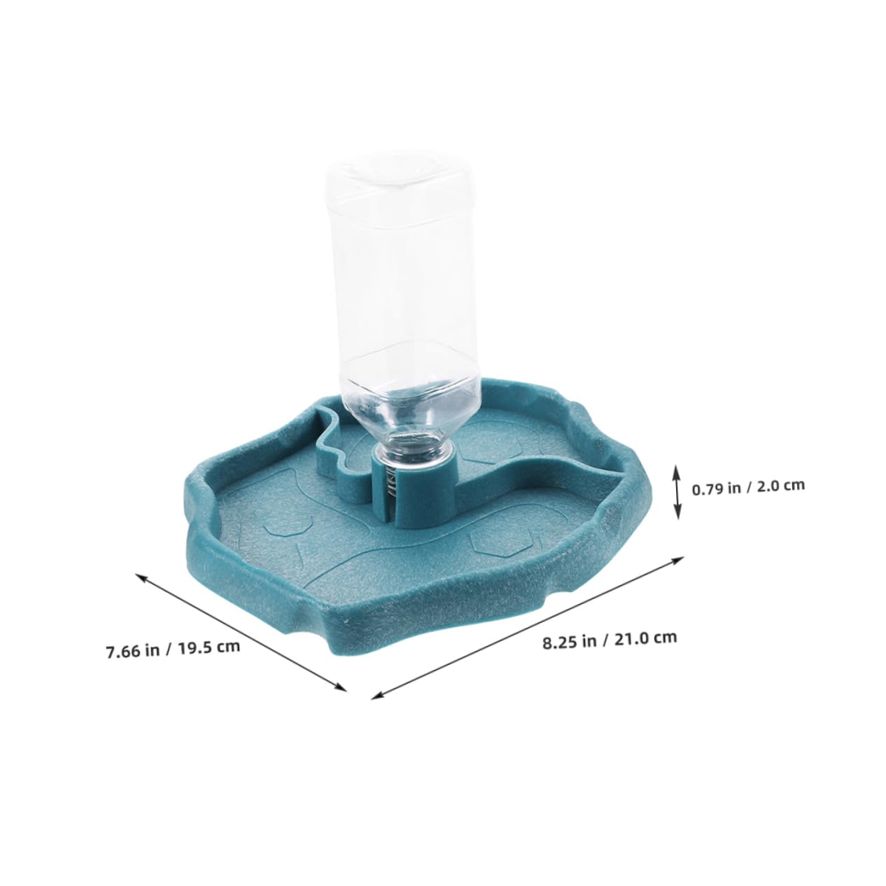 SUPVOX 2 Ciotola per Rettile Distributore per Tartarughe e Lucertole Vassoio Multifunzionale per Alimenti Design Versatile e Pratico per Terrari