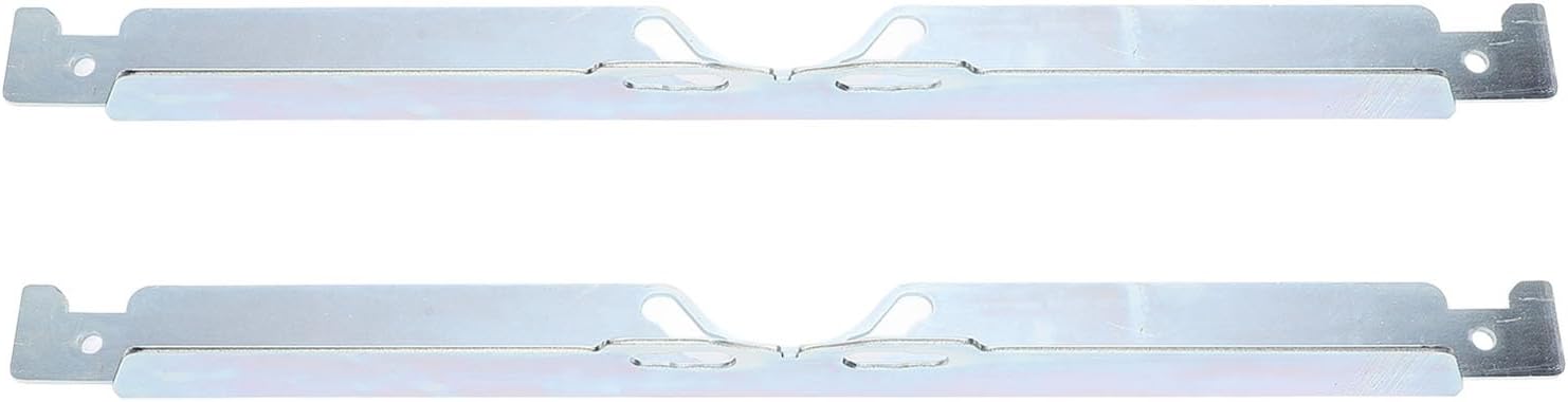 Toe Alignment Tool Plates, Stainless Steel, 2PCS, Silver - Durable Construction, Unique Slot Design, Universal Fit for Vehicles