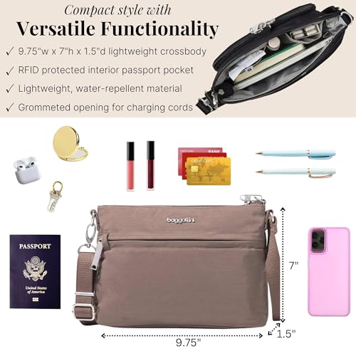Image of Baggallini Securtex Anti-Theft Memento Crossbody