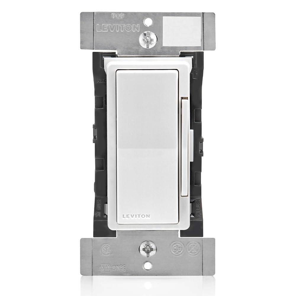 Leviton Decora Digital Dimmer Switch, DDM06-1LZ, White/Ivory/Light Almond