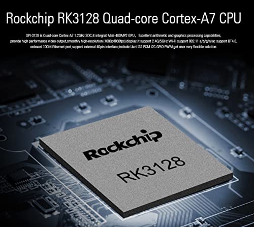 Geniatech Xpi-3128 Single Board Computer,Embedded Computer Module,Development Board ,Rockchip Rk3128 Quad Core Cortex-A7 8Gb Wifi ,Card-Sized High Performance Board #TOP2