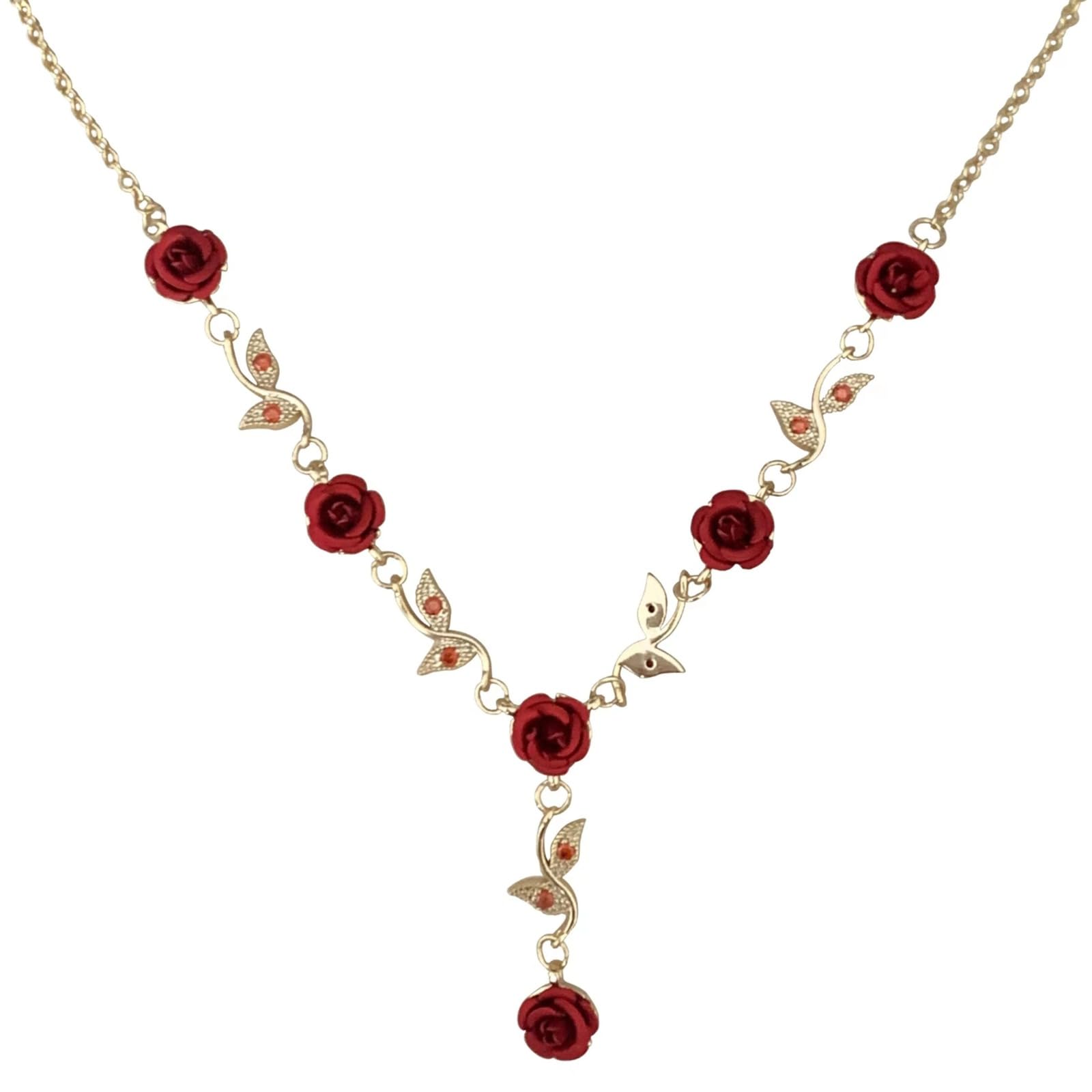 Collares de flores para mujer ajustables y ligeros que evitan molestias 5