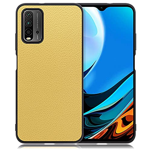 LOOF LUXURY-SHELL �{�v ���U�[ �X�}�z�P�[�X for Xiaomi Redmi 9T �p �P�[�X �J�o�[ �X�g���b�v�z�[�� �V���v�� �ϏՌ� ���^ �y�� leather [�W���X�~���C�G���[]