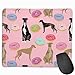 Produktbild Pink Greyhound Donuts Cute Dog Design Rescue Dogs Design Dog Cute Donuts Mousepad 18x22 cm