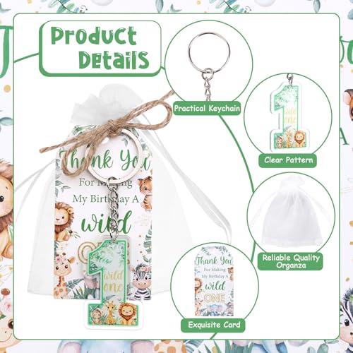 Image of Party Favors Theme Baby-Shower Keychain Set