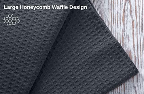 Pagnanno-Hotel Quality Waffle Weave Tea Towels, Professional Cotton 45x70cm, Absorbent Fast Drying Dish Towels - Image 3