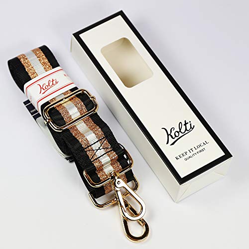 Image of Kolti Purse Strap Replacement Crossbody Handbag Stripe Wide Adjustable