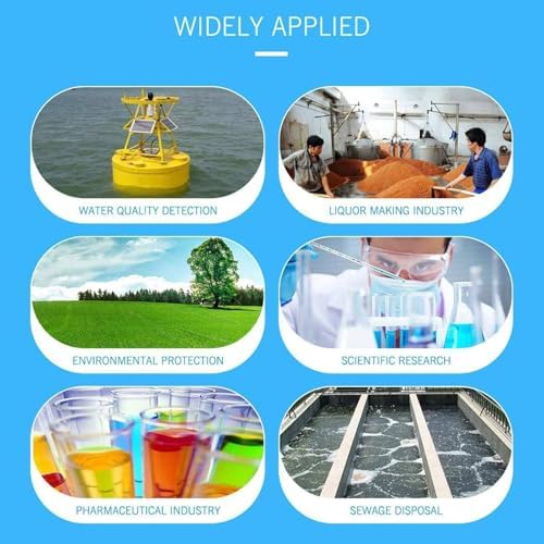 Portable Digital Turbidity Meter ZD-801, 90° Diffuse Light, Data Storage & Query Functions, Ideal for Lab, Water Treatment, Wine Industry - Accurate Water Quality Analysis