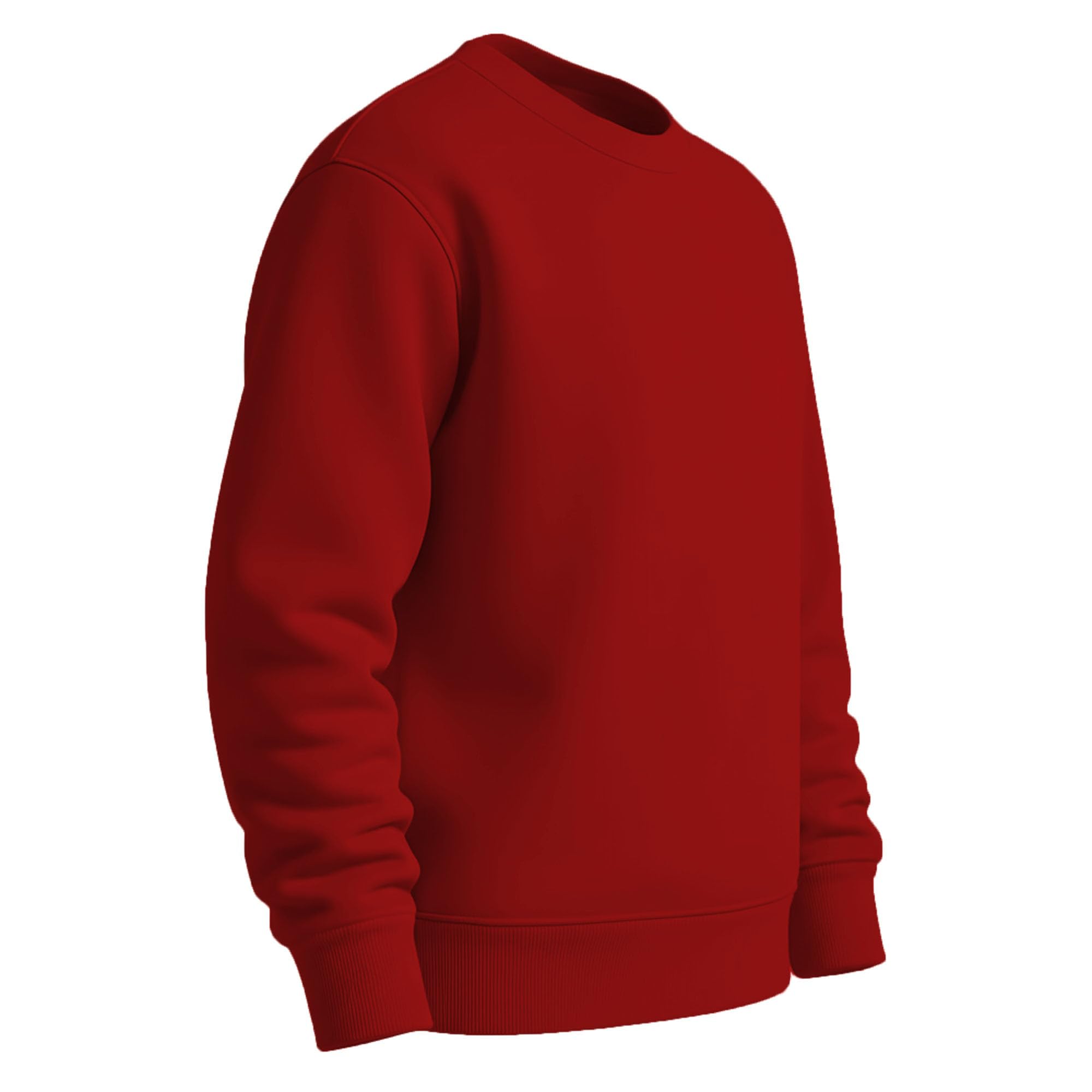 AD2CART Girl’s Fleece Stretchable Full Sleeves Sweatshirt Regular Fit Round Neck Casual Winterwear for Kids and Girls FBA_NAG4 7800 34 RED 2