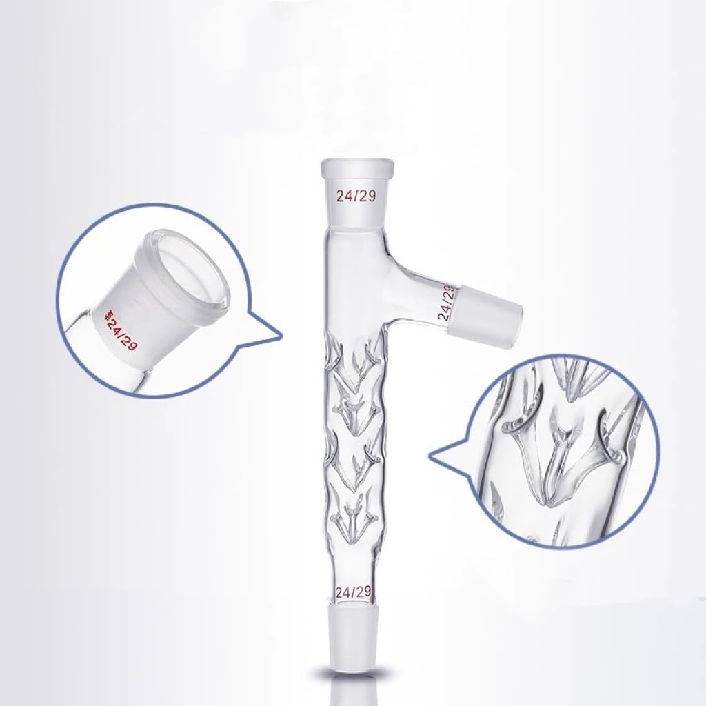 matraz de laboratorio, Columna de destilación de vidrio de borosilicato tamaños de juntas de 500 mm 19/26 24/29 29/32(500mm Joint 24-29)